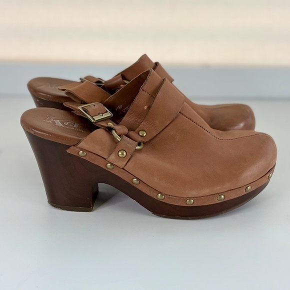 Korks Tan Mule / Clogs - Picture 3 of 6